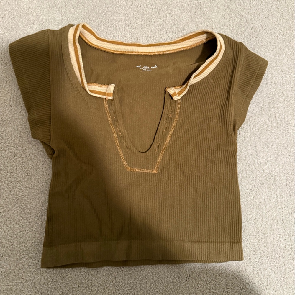 Urban Outfitters Olive Go for Gold Top